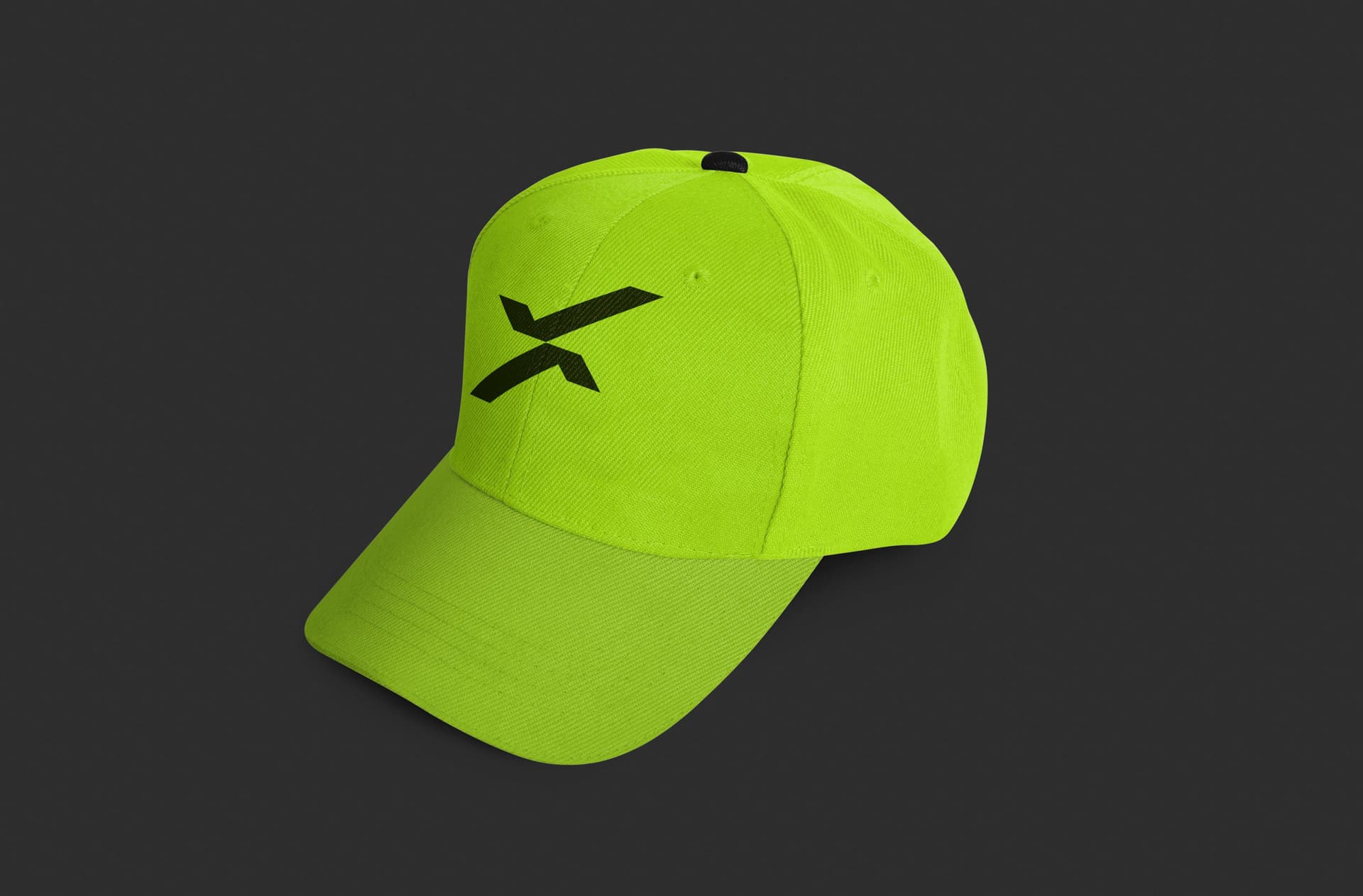 Boné EXL verde-limão